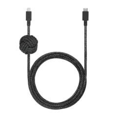 Кабель USB - USB Type-C/Lightning Native Union Night Cable 3 м черный