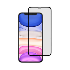 Защитное стекло Rocket Edge 3D Cover для iPhone 11|XR, чёрная рамка, 0,3мм