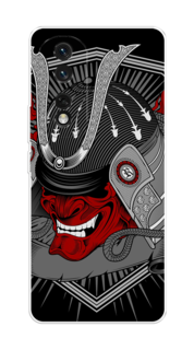 Чехол на Honor 80 Pro "Красная маска самурая" Case Place