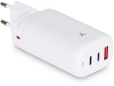 Сетевое зарядное устройство Accesstyle Cosmic GaN 65W2CA Travel White