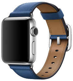 Ремешок для смарт-часов Apple Classic Buckle для Apple watch 38 mm blue (MPWJ2ZM/A)