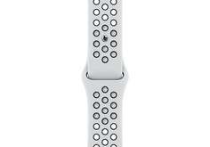 Ремешок Apple для Apple Watch 41mm Pure Platinum/Black Nike Sport Band (ML843ZM/A)