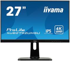 Iiyama Монитор IIYAMA 27" XUB2792UHSU-B1 черный {IPS LED 3840x2160 5ms 16:9 300cd 178/178