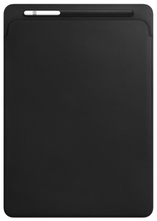 Чехол Apple Leather Sleeve для Apple iPad Pro 12.9 Black (MQ0U2ZM/A)