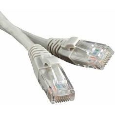 Кабель витая пара патч-корд Hyperline PC-LPM-STP-RJ45-REV-RJ45-C5e-1M-LSZH-GY 1.0m