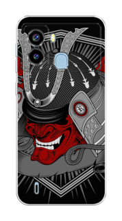 Чехол на Tecno Pop 6 "Красная маска самурая" Case Place