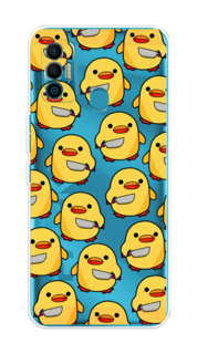 Чехол для Tecno Spark 7 "Утка с ножом" Case Place