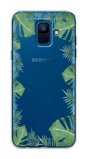 Чехол Awog на Samsung Galaxy A6 "Тени стрекоз"