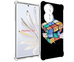 Чехол MyPads Кубик-Рубика для Honor 80