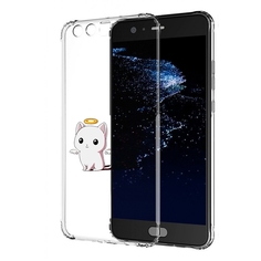 Чехол бампер MyPads котик-с-злой-тенью для Huawei P10 Plus проти