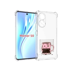Чехол бампер MyPads кружка для Honor 50.