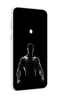 Чехол MyPads накаченный мужчина в тени мужской для Meizu 16 Plus / 16th Plus