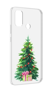 Чехол MyPads Елка новогодняя с подарками акварель для UleFone Note 10P/Note 10