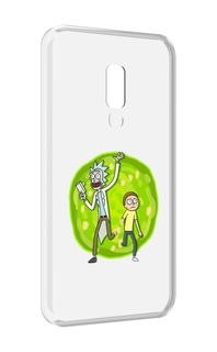 Чехол MyPads рик-и-морти-в-кружке для Meizu 15