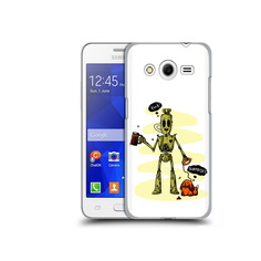 Чехол MyPads Tocco для Samsung Galaxy Core 2 прикольный робот (PT7707.568.557)