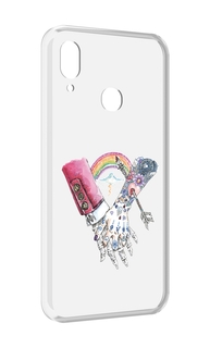 Чехол MyPads абстракция руки в татуировках для BQ BQ-6040L Magic