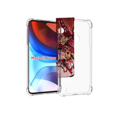 Чехол MyPads Тони-Старк-и-костюмы для Motorola Moto E7 Power