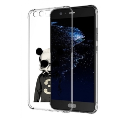 Чехол бампер MyPads Панда-в-костюме для Huawei P10 Plus противоу