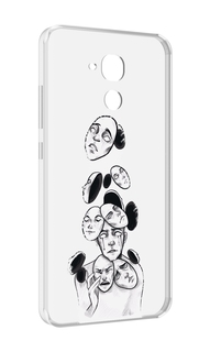 Чехол MyPads человек с разными масками для Huawei Honor 5C/7 Lite/GT3 5.2