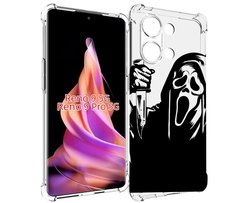 Чехол MyPads крик-с-ножом для Oppo Reno 9/Reno 9 Pro