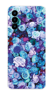 Чехол на Tecno Camon 18P "Цветочный ковер" Case Place