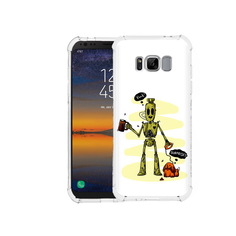 Чехол MyPads Tocco для Samsung Galaxy S8 прикольный робот (PT107395.590.557)