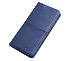 Чехол MyPads для ZTE Blade A51 2021 синий с магнитной крышкой No Brand