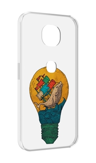 Чехол MyPads кит в лампочке с парусами для Motorola Moto G5S (XT1799-2)