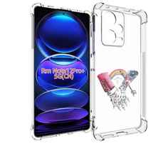 Чехол MyPads абстракция руки в татуировках для Xiaomi Redmi Note 12 Pro + Plus
