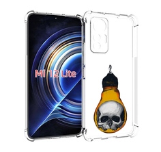 Чехол MyPads череп в лампочке для Xiaomi 12 Lite