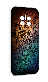 Чехол MyPads стикеты в тени для Doogee V11