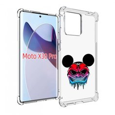 Чехол MyPads микки в маске для Motorola Moto X30 Pro