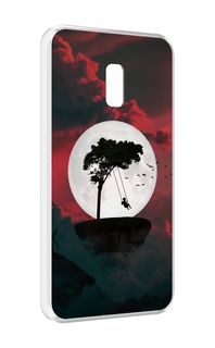 Чехол MyPads качели-над-пропастью для Meizu 15