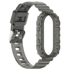 Прозрачный ремешок для Mi Band 8, черный Xiaomi