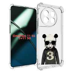 Чехол MyPads Панда-в-костюме для OnePlus 11