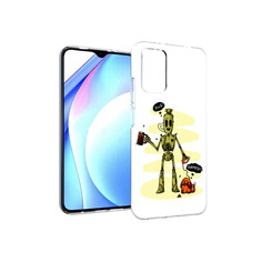 Чехол MyPads Tocco для Xiaomi Redmi 9T прикольный робот (PT226951.281.557)
