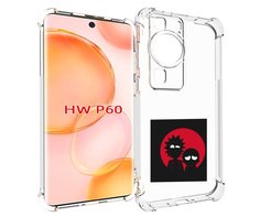 Чехол MyPads рик и морти в тени для Huawei P60