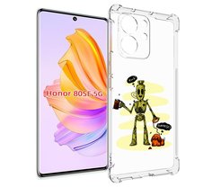 Чехол MyPads прикольный робот для Honor 80 SE