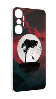 Чехол MyPads качели-над-пропастью для Infinix Hot 20 4G