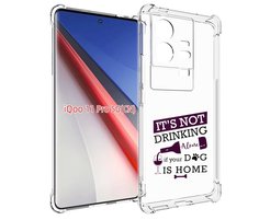 Чехол бампер MyPads не-пей-один-дома для Vivo iQOO 11 Pro против...