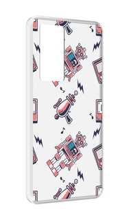 Чехол MyPads мини-роботы для Realme GT Master Explorer Edition