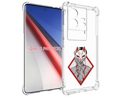 Чехол бампер MyPads девушка в маске япония для Vivo iQOO 11 Pro ...