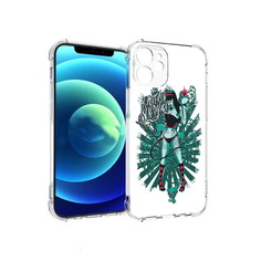 Чехол MyPads Tocco для Apple iPhone 12 mini нарисованная девушка в татуировках