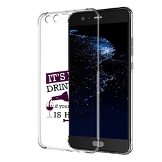 Чехол бампер MyPads не-пей-один-дома для Huawei P10 Plus противо