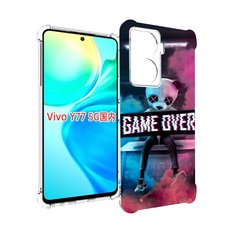 Чехол MyPads картина-панда для Vivo Y77 5G