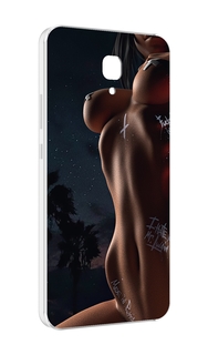 Чехол MyPads белые-татуировки-на-теле для Meizu M5 Note