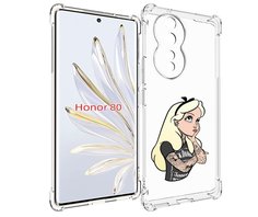 Чехол MyPads принцесса-в-татуировках женский для Honor 80
