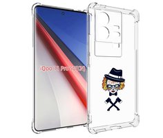 Чехол бампер MyPads девушка в маске с топорами рисунок для Vivo ...