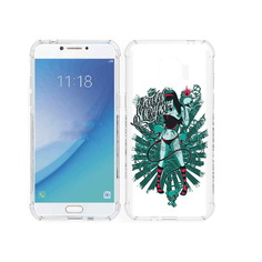 Чехол MyPads Tocco для Samsung Galaxy J2 Pro (2018) нарисованная девушка в татуировках