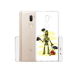 Чехол MyPads Tocco для Xiaomi Mi 5S Plus прикольный робот (PT48165.334.557)